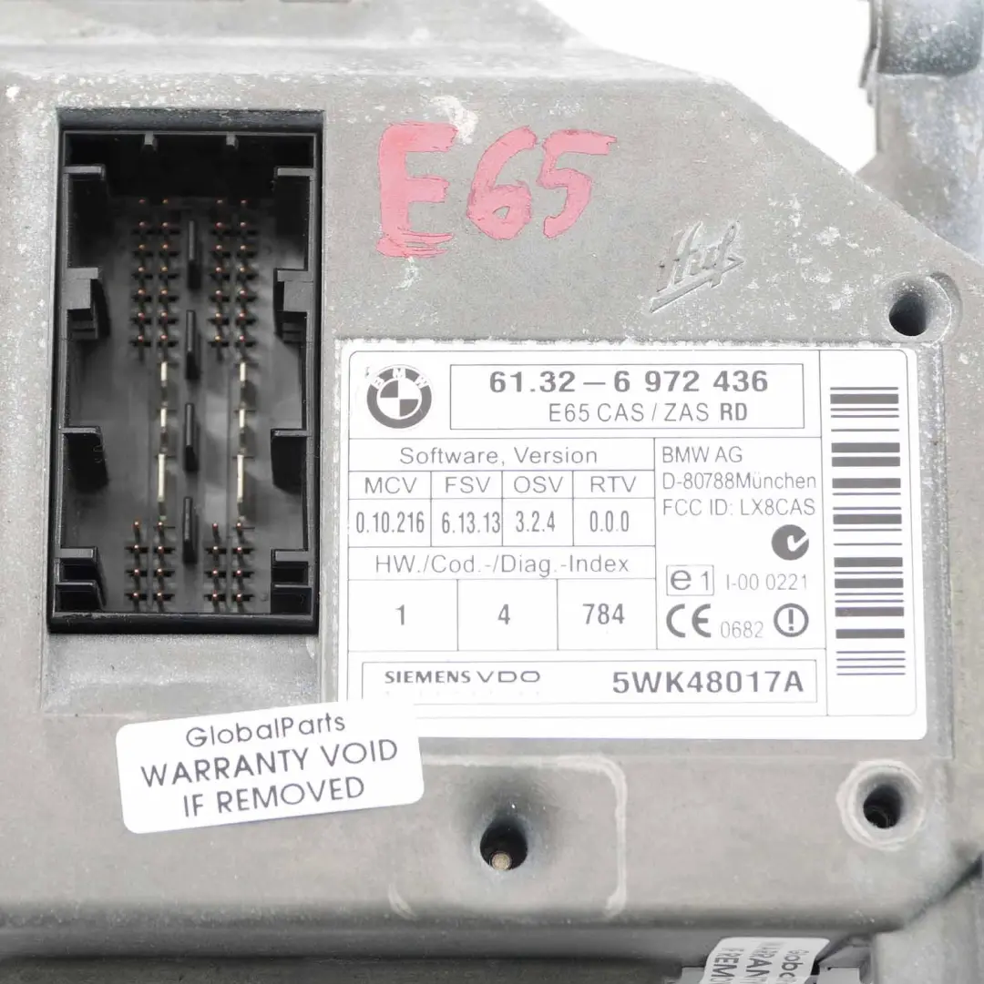 750i Petrol N62N 367HP ECU Kit DDE 7794058 CAS / ZAS Key Automatic to BMW E65 with Part number 7543500 BMW E65 750i Petrol N62N 367HP ECU Kit DDE 7794058 CAS / ZAS Key Automatic - SKU rhd-7543500-1 - Part number 7543500