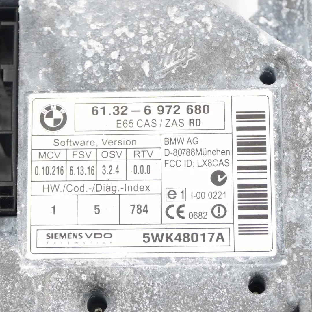 BMW E65 750i N62N 367HP ECU Control Unit Kit DME + CAS + Key Automatic - SKU rhd-7549700-1 - Part number 7549700