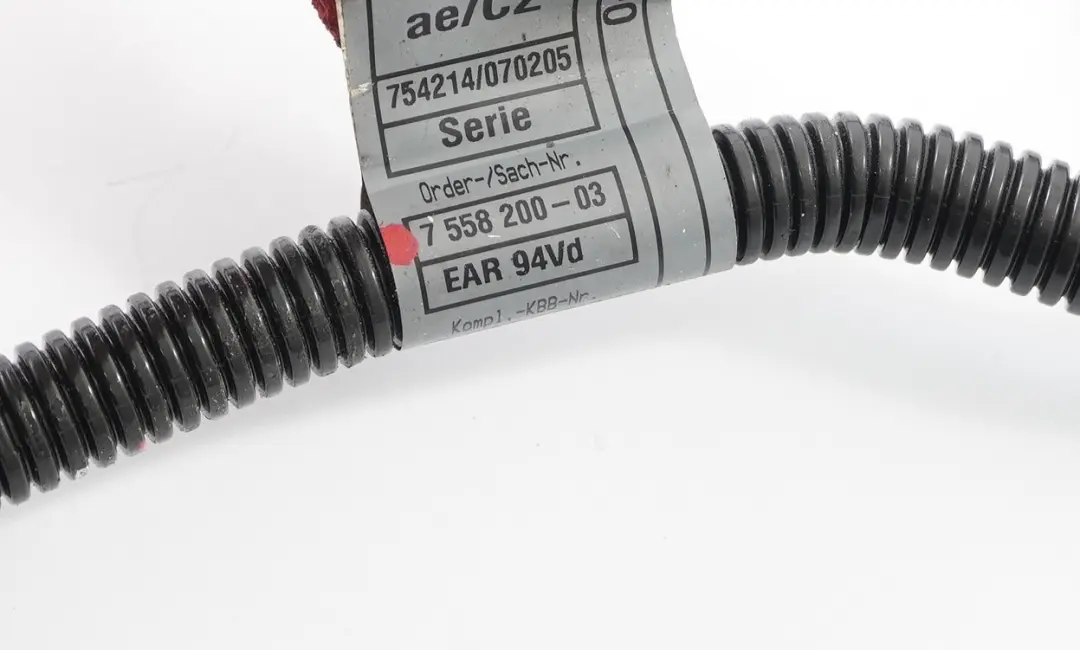 Wiring BMW E60 E61 E63 N62N Ignition Loom Harness Cable to Engine with Part number 7558200 Engine Wiring BMW E60 E61 E63 N62N Ignition Loom Harness Cable - SKU rhd-7558200 - Part number 7558200