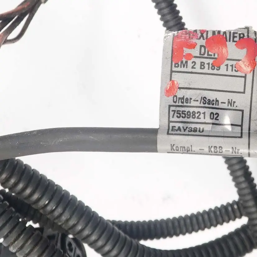 Wiring BMW E92 E93 325i 330i N52N Injector Ignition Cable Loom to Engine with Part number 7559821 Engine Wiring BMW E92 E93 325i 330i N52N Injector Ignition Cable Loom - SKU rhd-7559821 - Part number 7559821