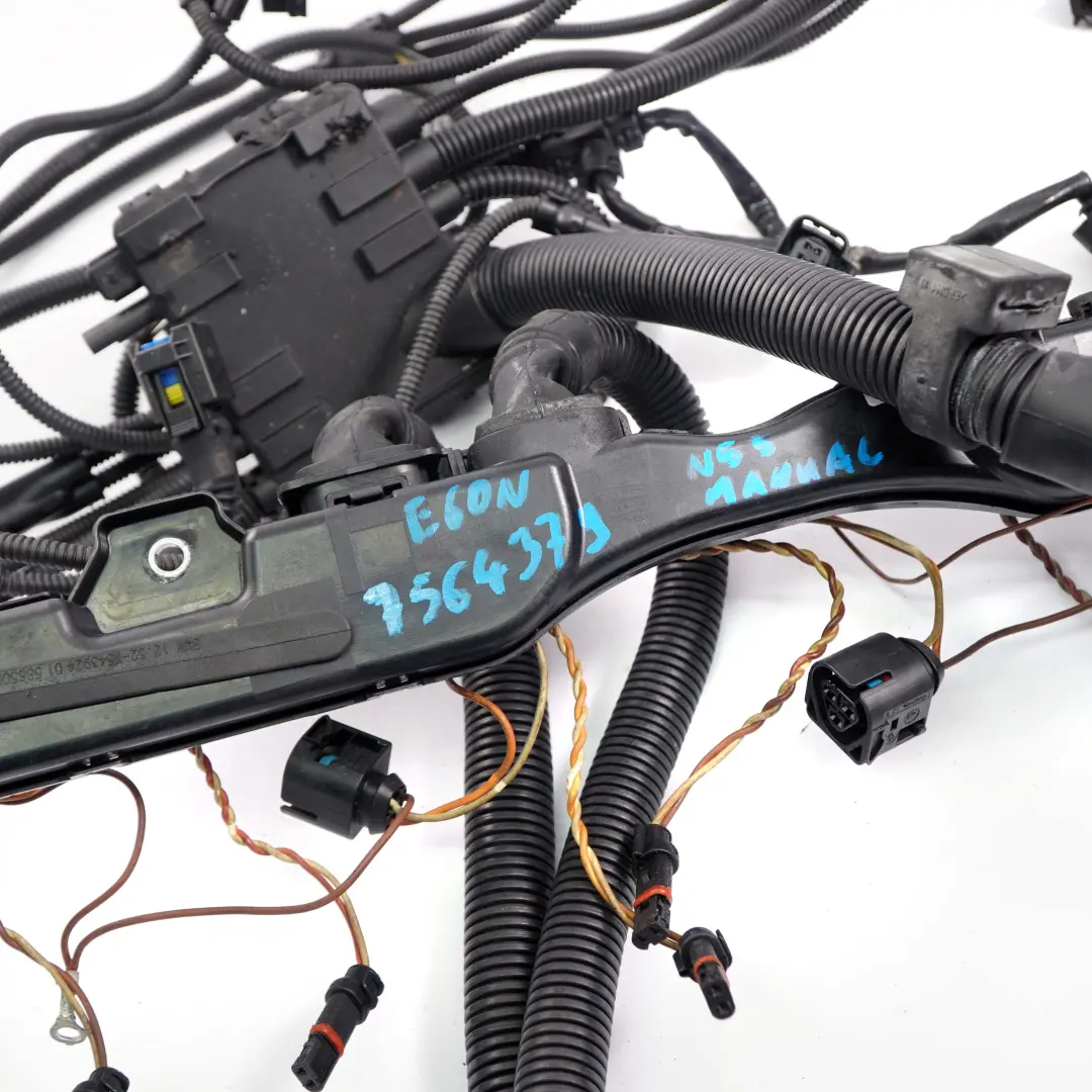 BMW 5 6 Series E60 E63 LCI Petrol N53 Wiring Loom Harness Engine Manual Gearbox - SKU rhd-7564379 - Part number 7564379