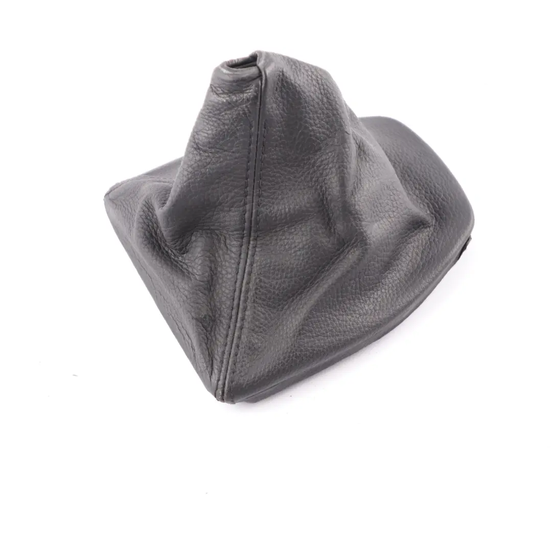 BMW E60 E61 LCI Black Leather Gear Lever Cover Selector Boot Manual Gearbox - SKU rhd-7565875 - Part number 7565875