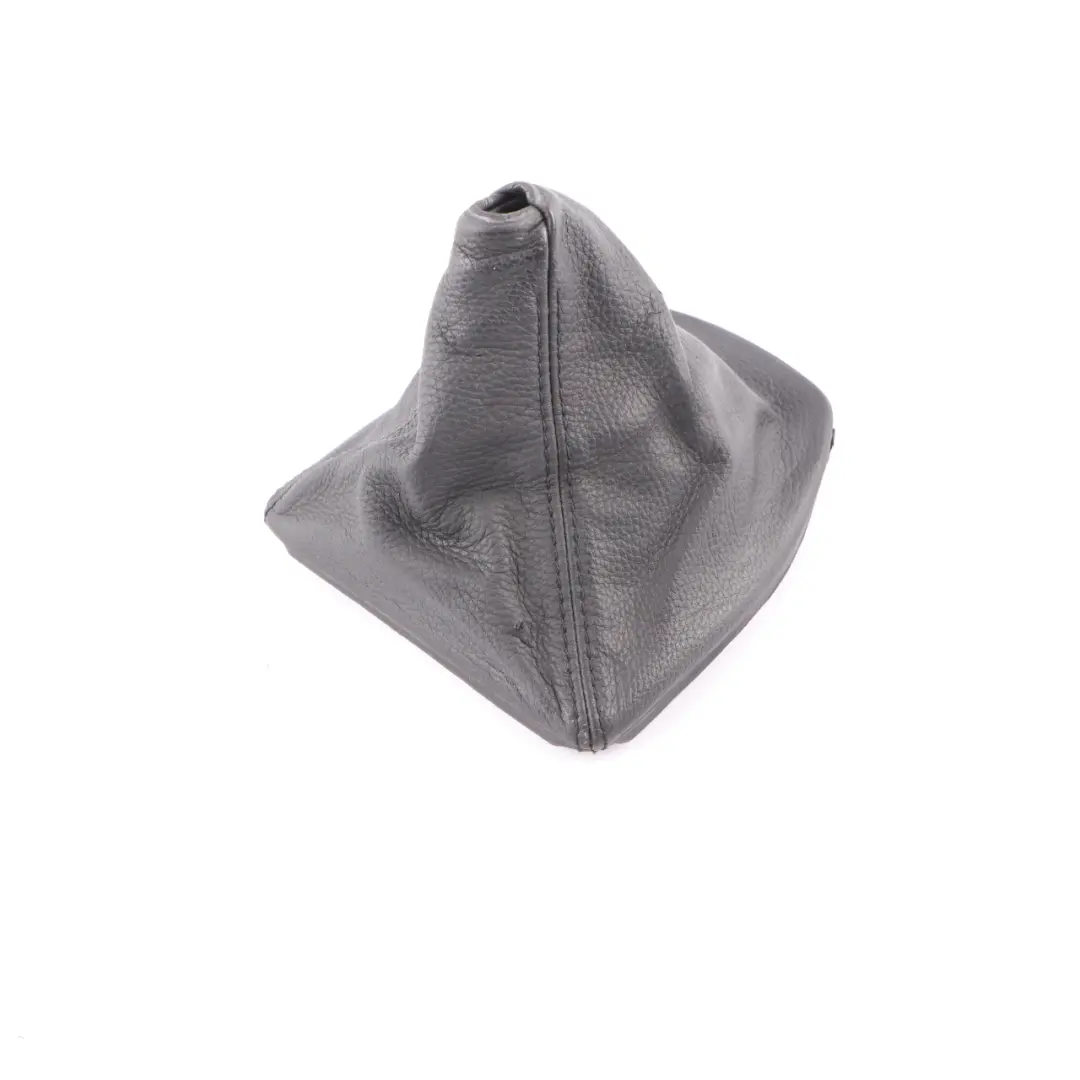 Leather Gear Lever Cover Selector Boot Manual Gearbox to BMW E60 E61 LCI Black with Part number 7565875 BMW E60 E61 LCI Black Leather Gear Lever Cover Selector Boot Manual Gearbox - SKU rhd-7565875 - Part number 7565875