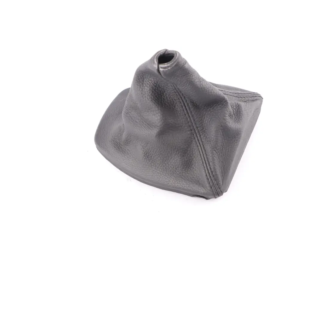Leather Gear Lever Cover Selector Boot Manual Gearbox to BMW E60 E61 LCI Black with Part number 7565875 BMW E60 E61 LCI Black Leather Gear Lever Cover Selector Boot Manual Gearbox - SKU rhd-7565875 - Part number 7565875