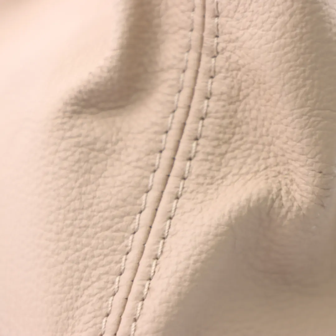 Lever Cover BMW E60 E61 LCI Selector Shifter Gaiter Leather Beige to Gear with Part number 7565876 Gear Lever Cover BMW E60 E61 LCI Selector Shifter Gaiter Leather Beige - SKU rhd-7565876 - Part number 7565876