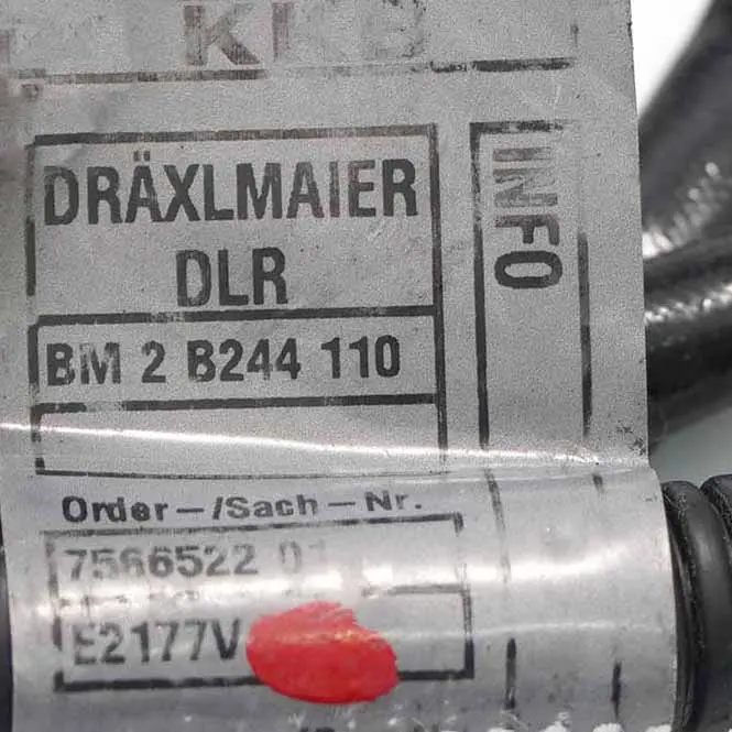 N54 Engine Manual Gearbox Wiring Loom Harness Cable to BMW E90 E92 335i with Part number 7566522 BMW E90 E92 335i N54 Engine Manual Gearbox Wiring Loom Harness Cable - SKU rhd-7566522 - Part number 7566522