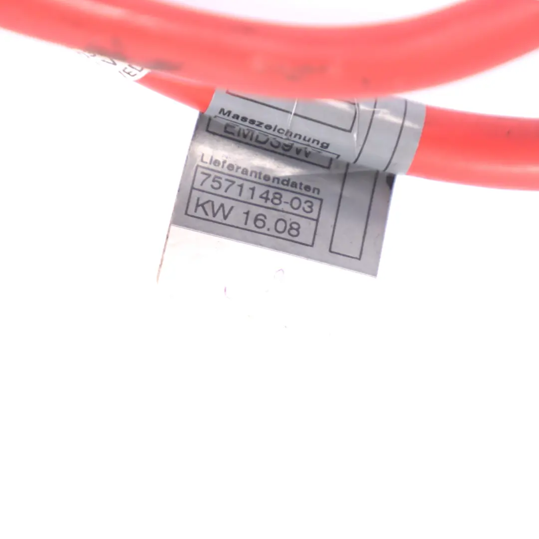 Positive Battery Power Cable Lead Wire to Mini Cooper One D R55 R56 W16 with Part number 7571148 Mini Cooper One D R55 R56 W16 Positive Battery Power Cable Lead Wire - SKU rhd-7571148 - Part number 7571148