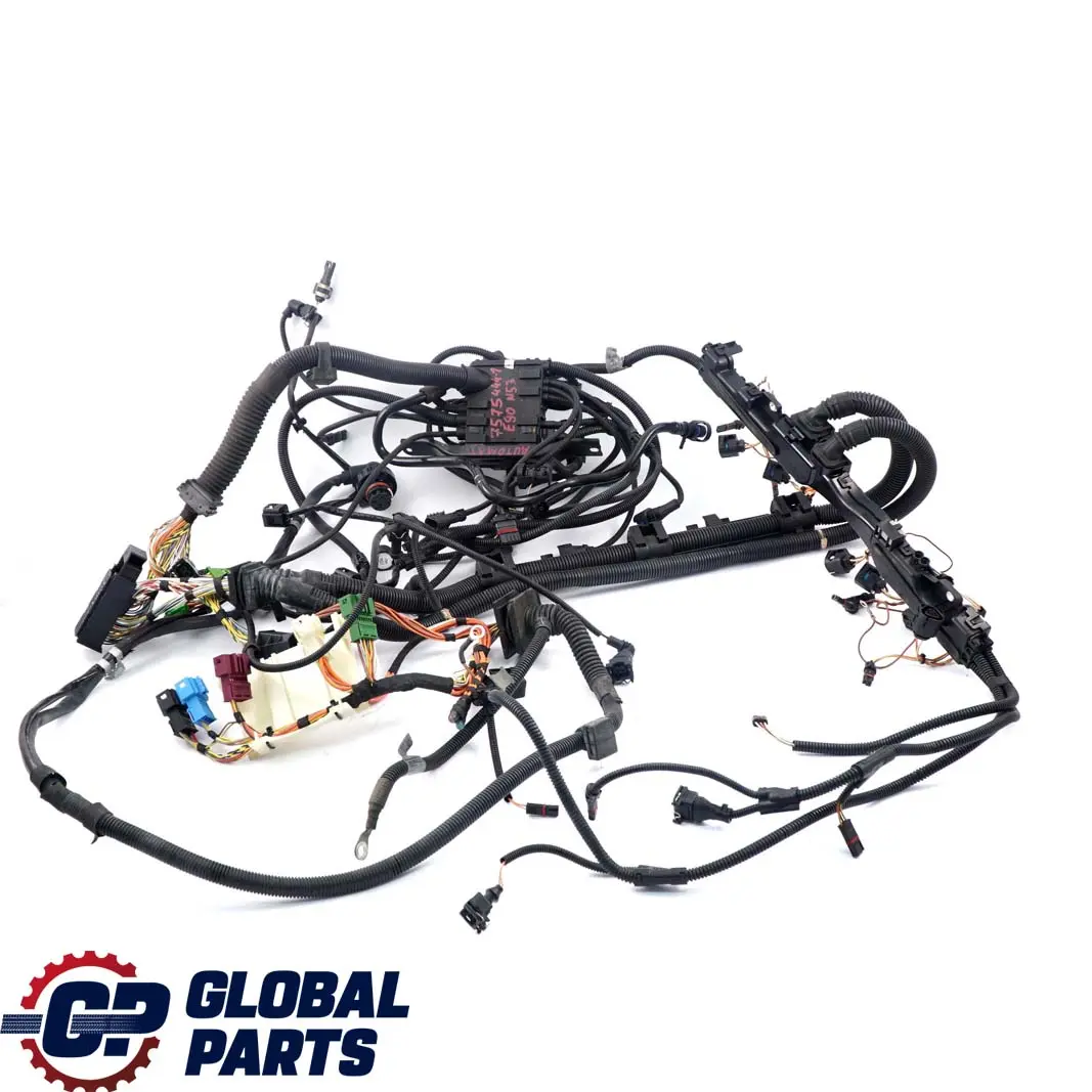 BMW 3 SERIES E90 E91 E92 Petrol N53 Wiring Loom Harness Engine Automatic Gearbox - SKU rhd-7575444-1 - Part number 7575444