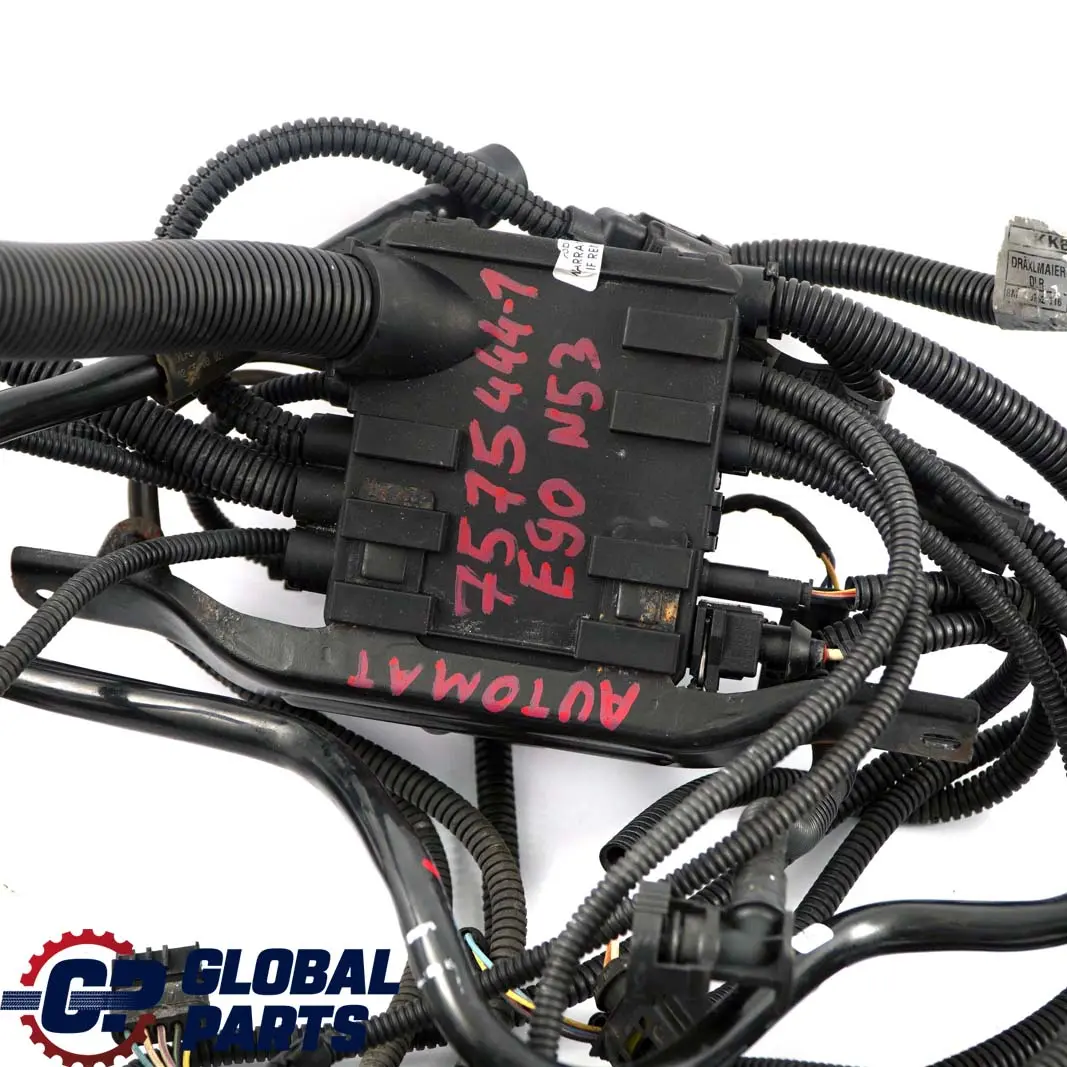 BMW 3 SERIES E90 E91 E92 Petrol N53 Wiring Loom Harness Engine Automatic Gearbox - SKU rhd-7575444-1 - Part number 7575444