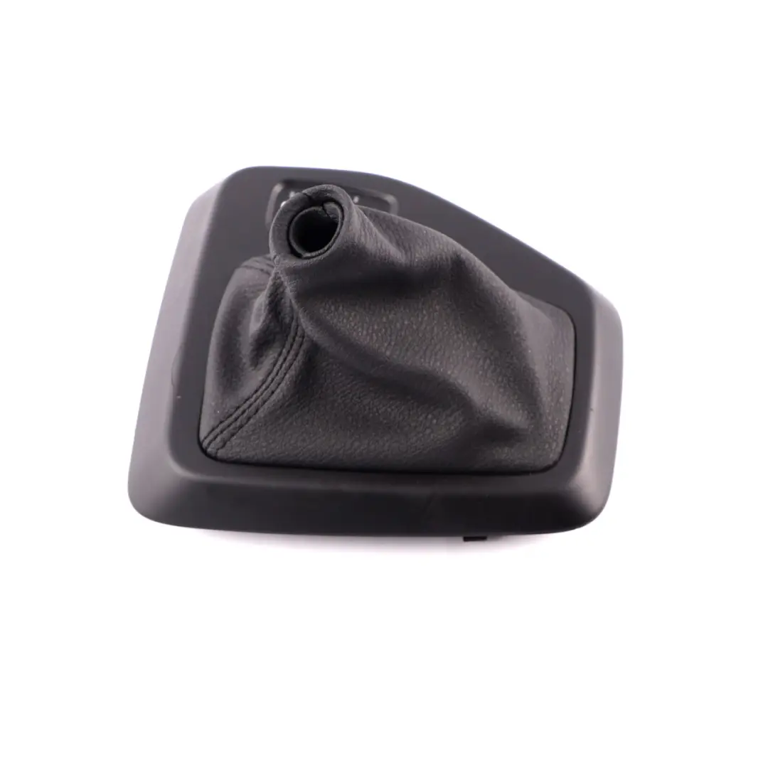 Lever Selector Cover Trim Panel Leather Black Automatic to BMW X1 E84 Gear with Part number 7595561 BMW X1 E84 Gear Lever Selector Cover Trim Panel Leather Black Automatic - SKU rhd-7595561 - Part number 7595561