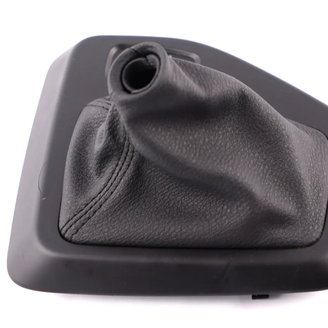 Lever Selector Cover Trim Panel Leather Black Automatic to BMW X1 E84 Gear with Part number 7595561 BMW X1 E84 Gear Lever Selector Cover Trim Panel Leather Black Automatic - SKU rhd-7595561 - Part number 7595561