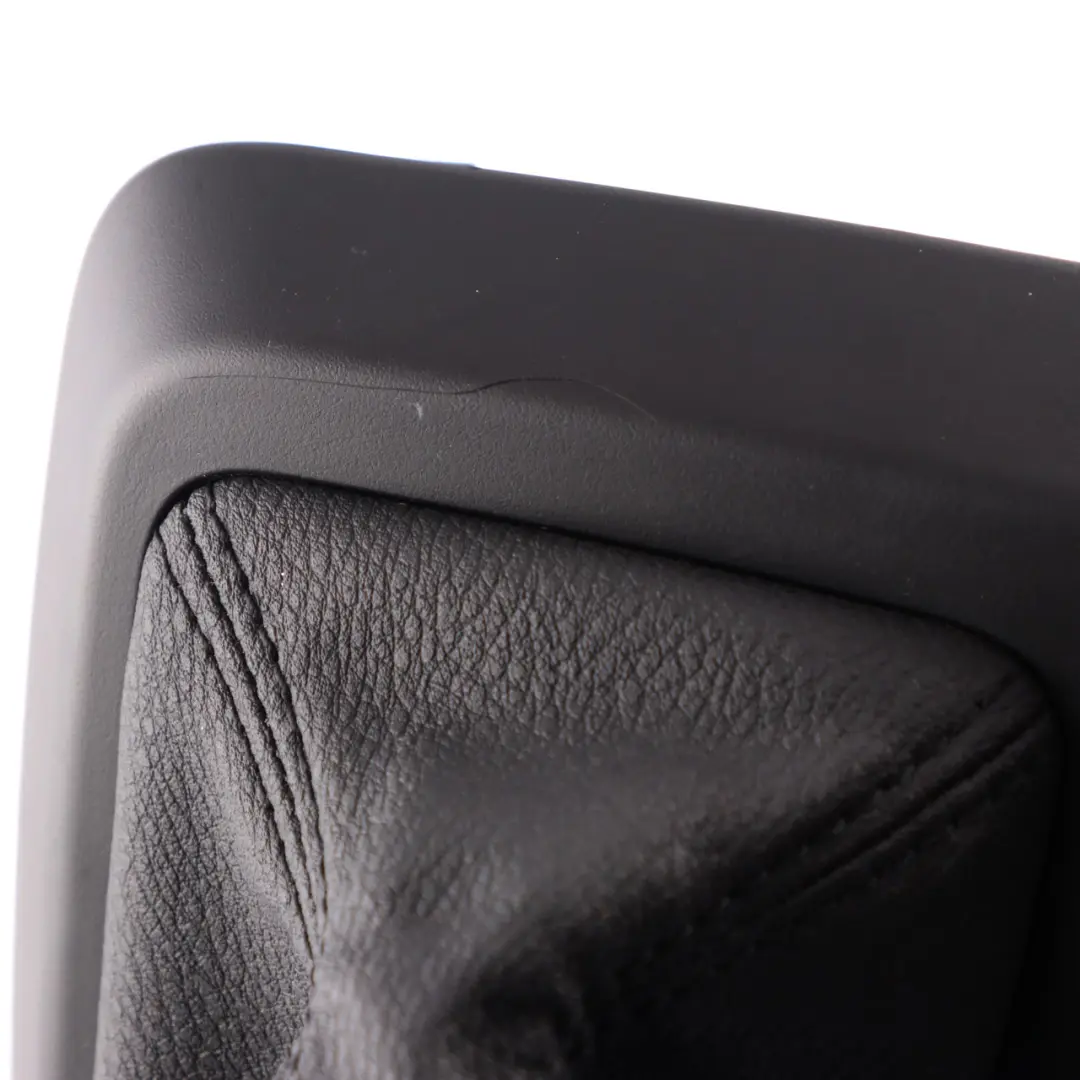 BMW X1 E84 Gear Lever Selector Cover Trim Panel Leather Black Automatic - SKU rhd-7595561 - Part number 7595561