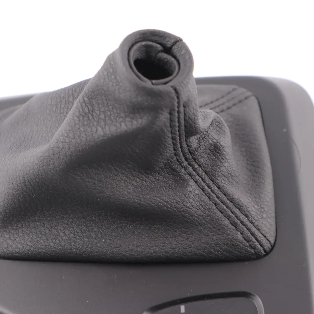BMW X1 E84 Gear Lever Selector Cover Trim Panel Leather Black Automatic - SKU rhd-7595561 - Part number 7595561