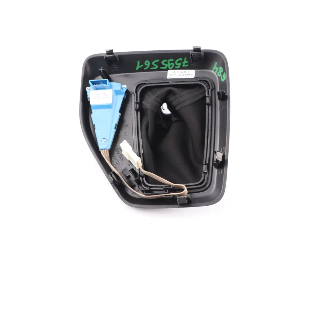 BMW X1 E84 Gear Lever Selector Cover Trim Panel Leather Black Automatic - SKU rhd-7595561 - Part number 7595561