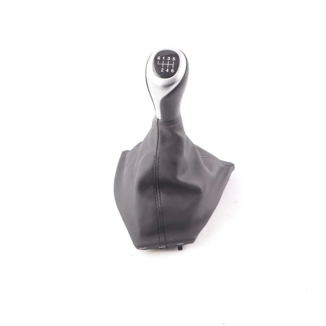 BMW F20 F21 F22 F23 LCI 6 Speed Gear Knob Gaiter Perlglanz Chrome - SKU rhd-7596073-1 - Part number 7596073
