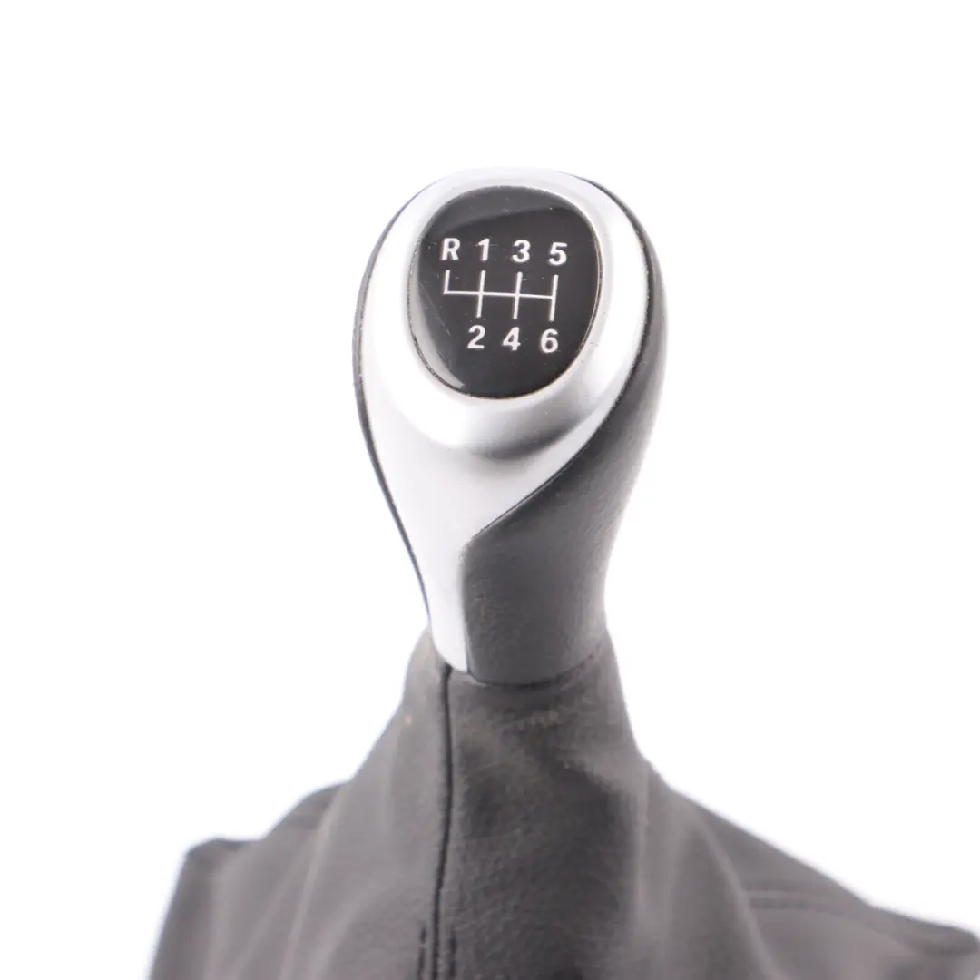 BMW F20 F21 F22 F23 LCI 6 Speed Gear Knob Gaiter Perlglanz Chrome - SKU rhd-7596073-1 - Part number 7596073