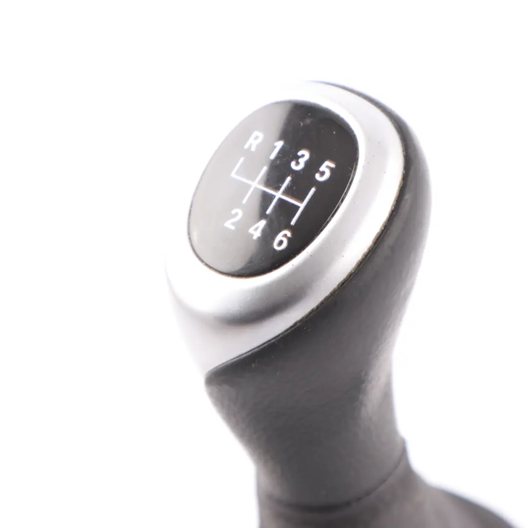BMW F20 F21 F22 F23 LCI 6 Speed Gear Knob Gaiter Perlglanz Chrome - SKU rhd-7596073-1 - Part number 7596073