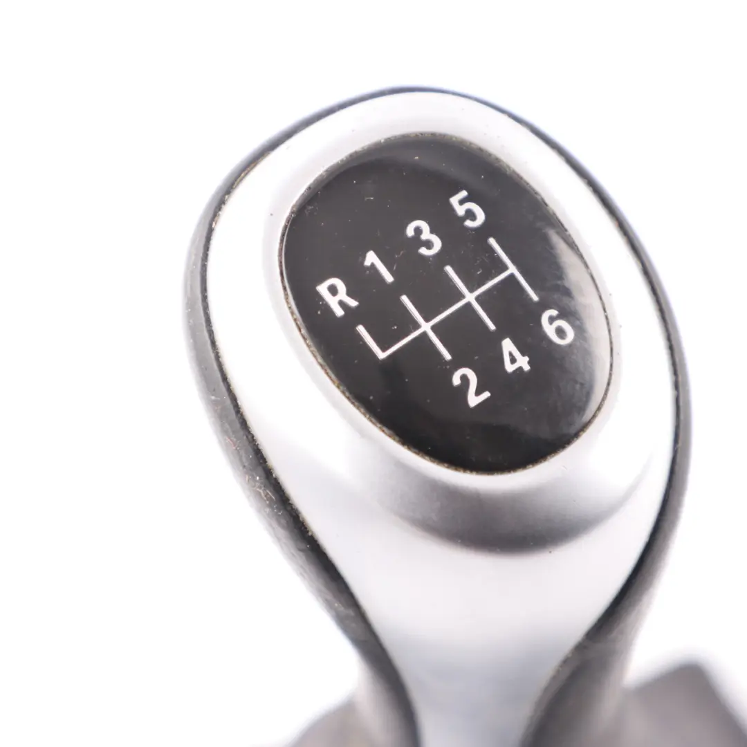 BMW F20 F21 F22 F23 LCI 6 Speed Gear Knob Gaiter Perlglanz Chrome - SKU rhd-7596073-1 - Part number 7596073