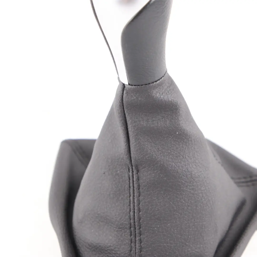 Shift Gear Knob Cover Leather 6-speed Pearlglanz to BMW F20 F21 F30 F31 with Part number 7596085 BMW F20 F21 F30 F31 Shift Gear Knob Cover Leather 6-speed Pearlglanz - SKU rhd-7596085 - Part number 7596085