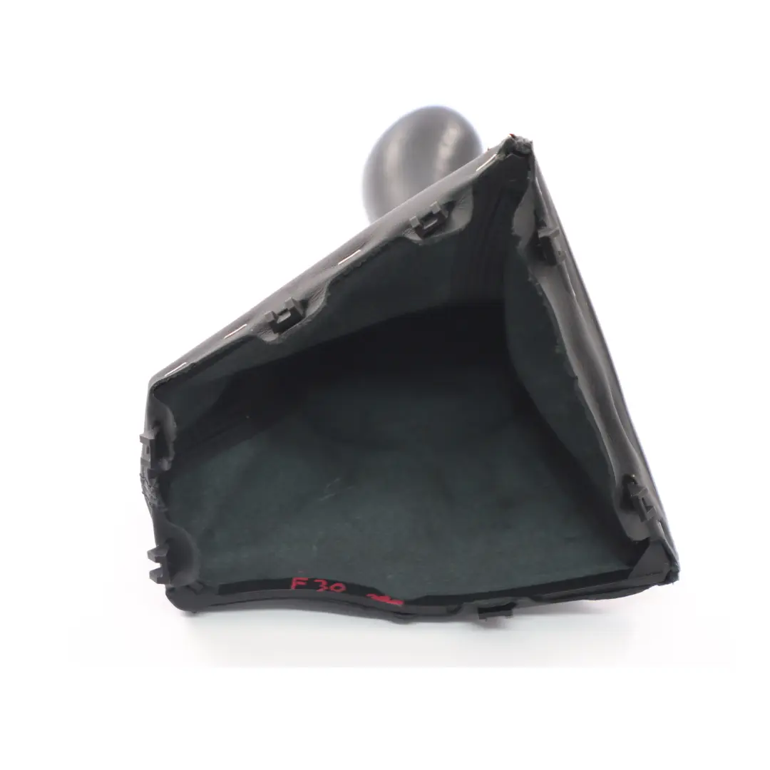 Shift Knob BMW F30 F31 F32 F36 Lever Cover Black Leather 6-speed to Gear with Part number 7596087 Gear Shift Knob BMW F30 F31 F32 F36 Lever Cover Black Leather 6-speed - SKU rhd-7596087 - Part number 7596087