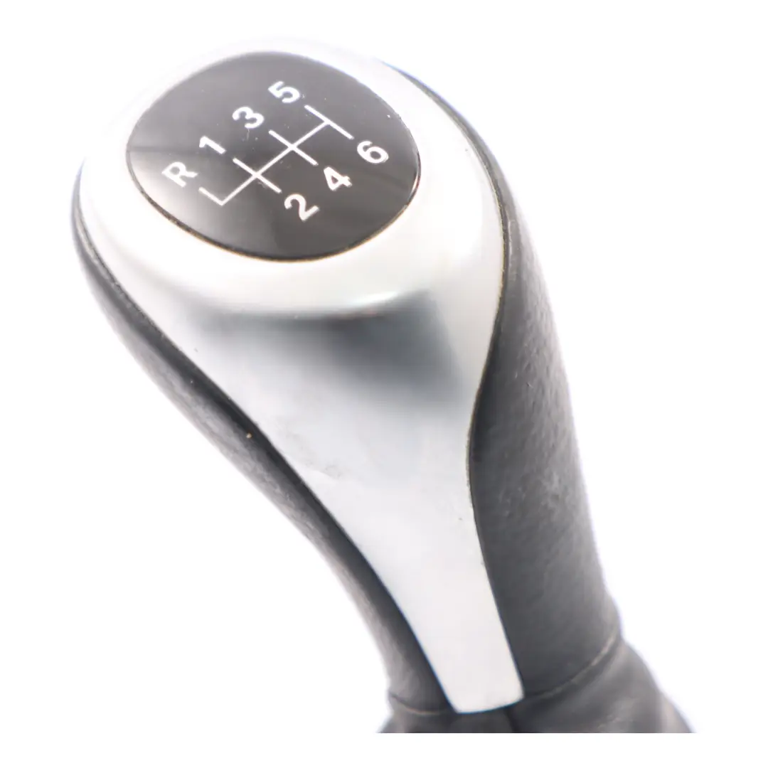 Shift Knob BMW F30 F31 F32 F36 Lever Cover Black Leather 6-speed to Gear with Part number 7596087 Gear Shift Knob BMW F30 F31 F32 F36 Lever Cover Black Leather 6-speed - SKU rhd-7596087 - Part number 7596087