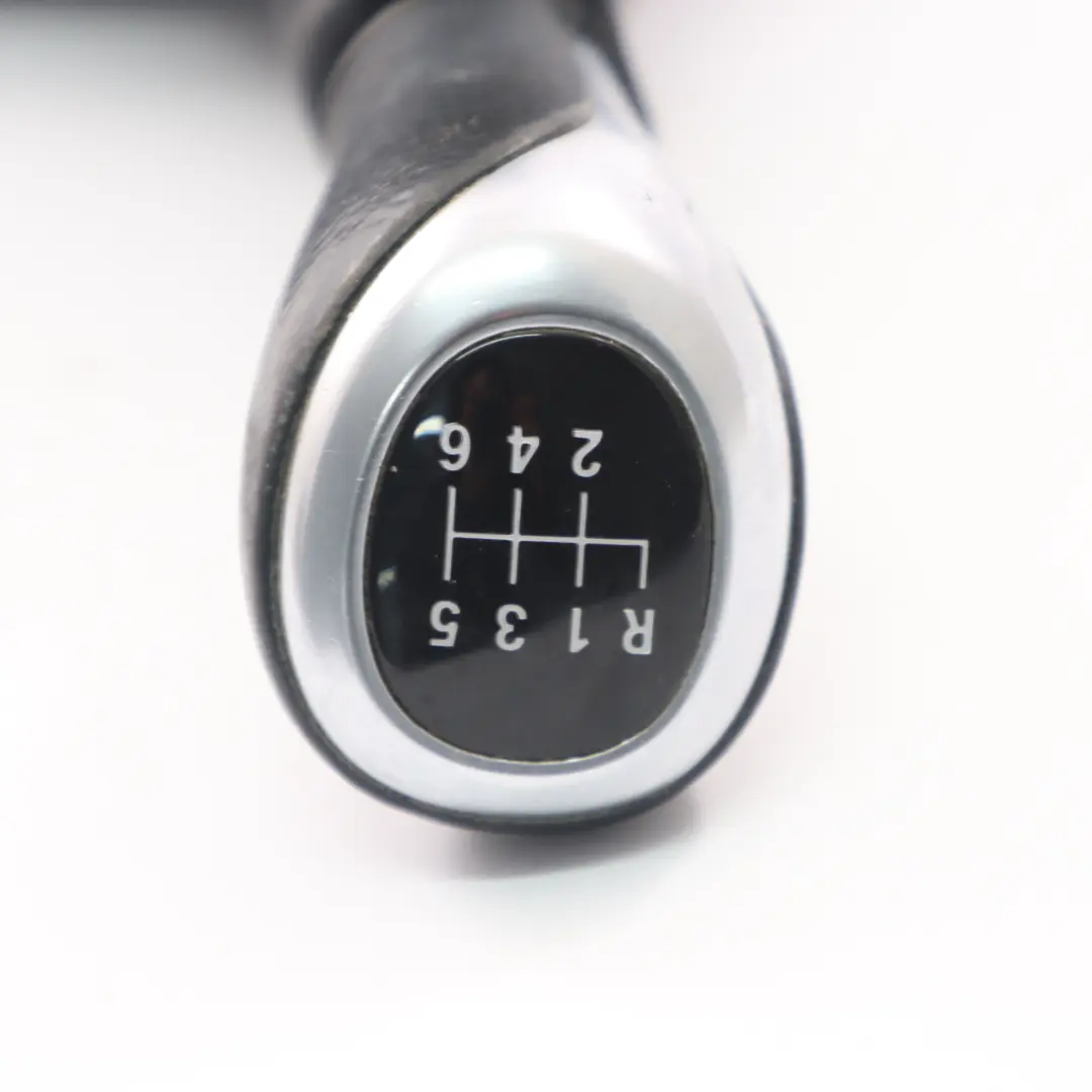 Gear Shift Knob BMW F30 F31 F32 F36 Lever Cover Black Leather 6-speed - SKU rhd-7596087 - Part number 7596087