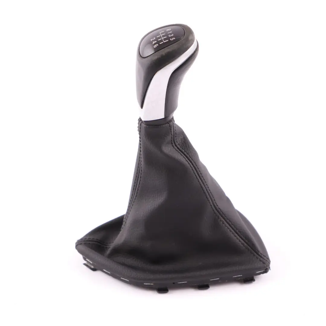 Shift Gear Knob Lever Cover Black Leather 6-speed to BMW 2 Series F45 F46 with Part number 7642012 BMW 2 Series F45 F46 Shift Gear Knob Lever Cover Black Leather 6-speed - SKU rhd-7642012 - Part number 7642012