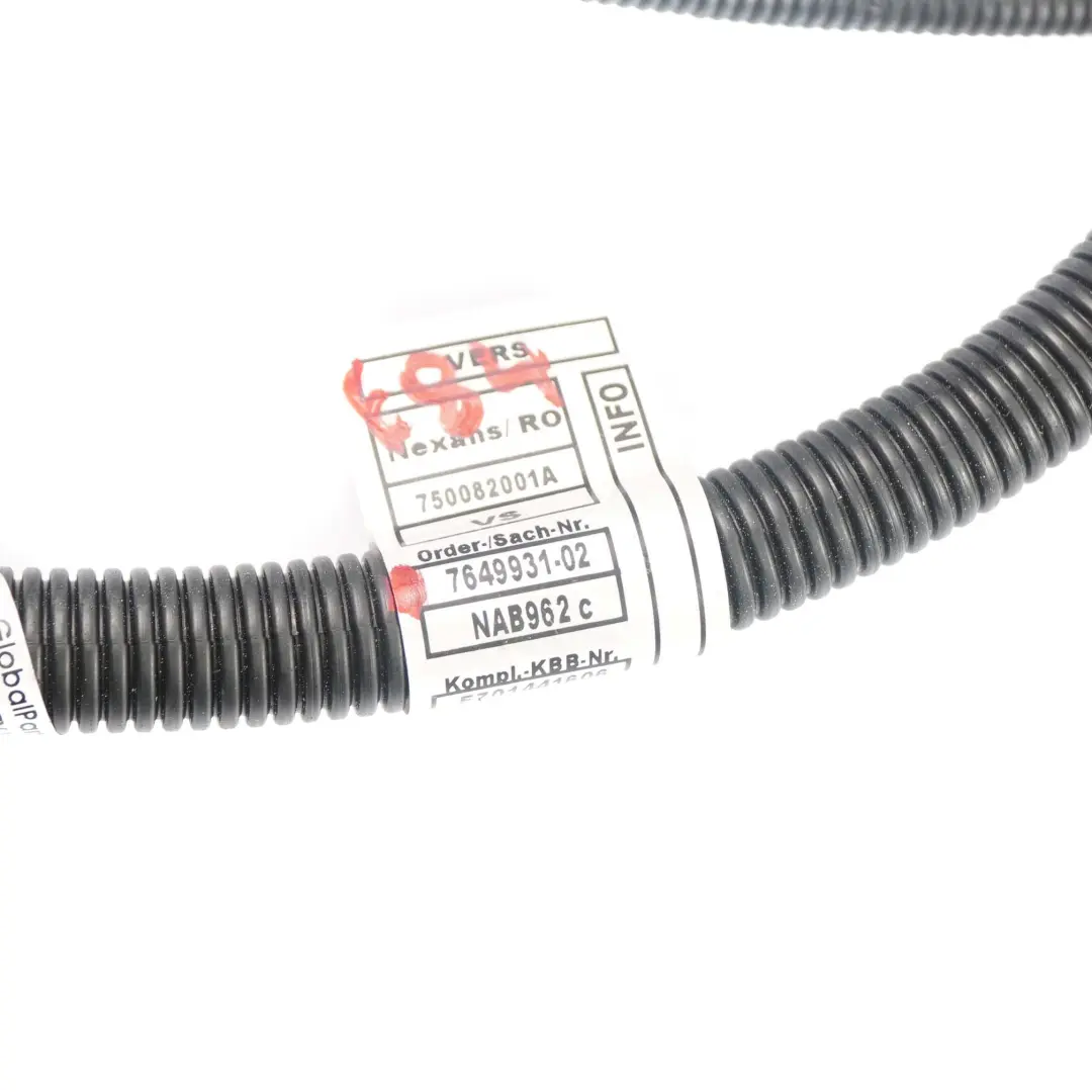 BMW X1 E84 20i N20 Engine Gearbox Module Wiring Cable Loom Harness - SKU rhd-7649931 - Part number 7649931