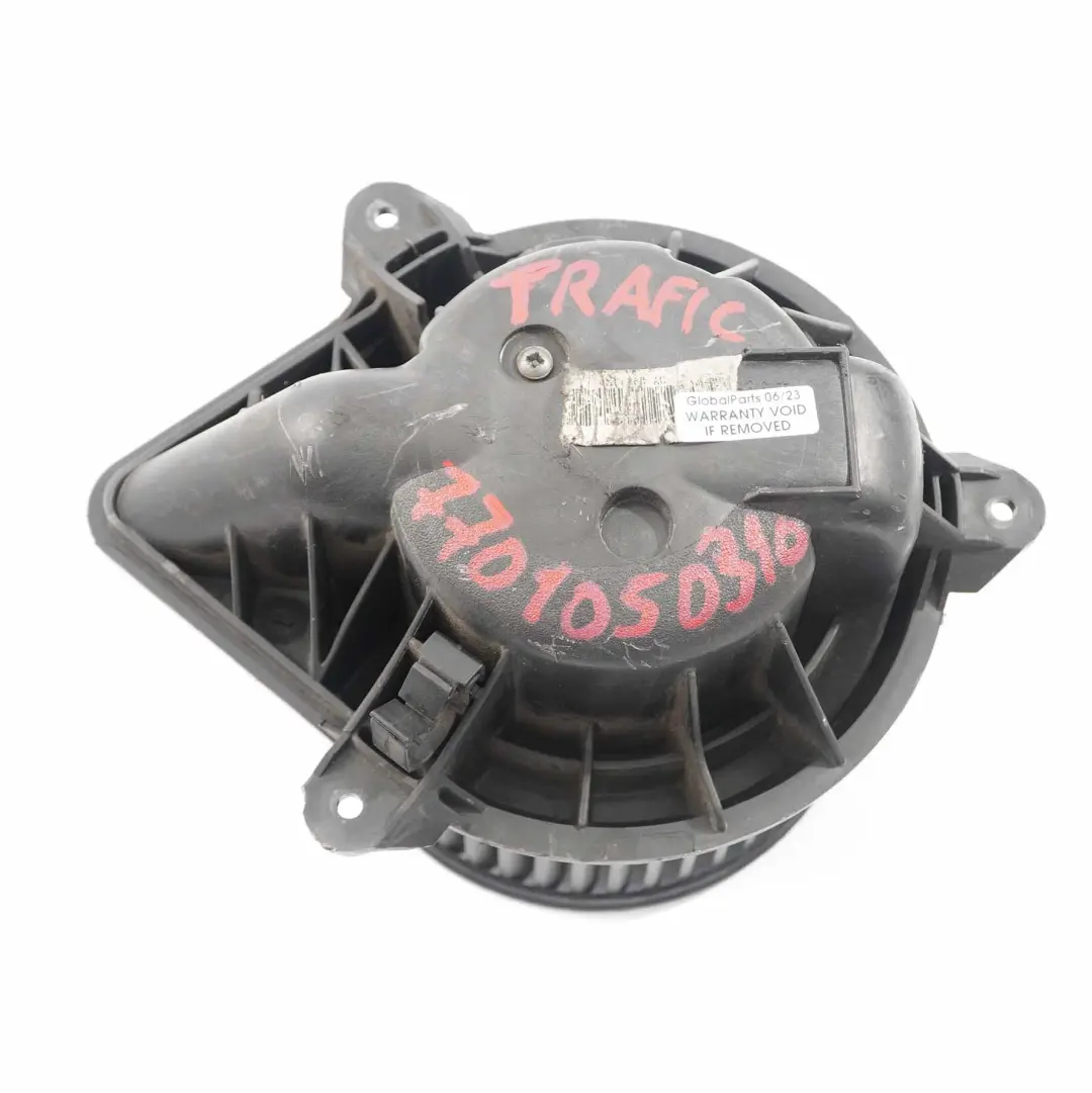 Heater Blower Motor Fan Cooling Actuator Unit to Renault Trafic with Part number 7701050310 Renault Trafic Heater Blower Motor Fan Cooling Actuator Unit - SKU rhd-7701050310 - Part number 7701050310