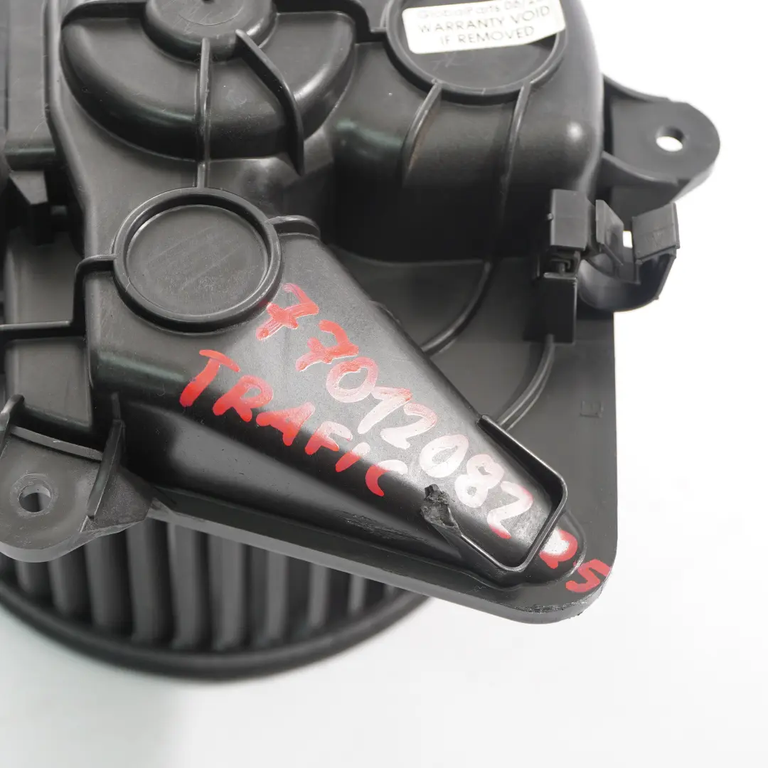 Heater Blower Renault Trafic Vauxhall Vivaro Motor Fan Actuator Unit to with Part number 7701208225 Heater Blower Renault Trafic Vauxhall Vivaro Motor Fan Actuator Unit - SKU rhd-7701208225 - Part number 7701208225