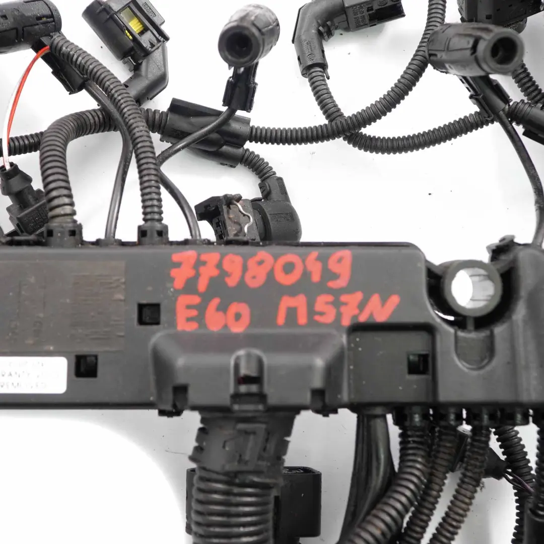 Engine Wiring BMW E60 E61 535d M57N Loom Harness Cable Module Automatic - SKU rhd-7798049 - Part number 7798049
