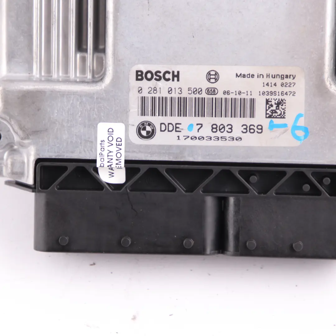 BMW E65 730d M57N2 231HP ECU Engine Control Kit DDE CAS Key Automatic - SKU rhd-7803369-6 - Part number 7803369