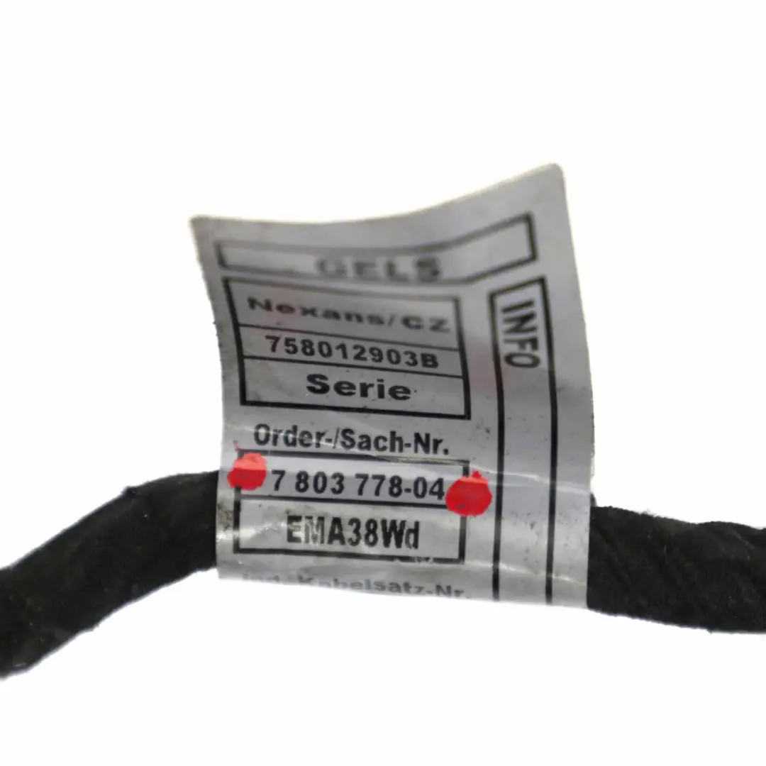 Wiring BMW E60 E61 LCI 520d N47 Automatic Gearbox Loom Cable to Engine with Part number 7803778 Engine Wiring BMW E60 E61 LCI 520d N47 Automatic Gearbox Loom Cable - SKU rhd-7803778 - Part number 7803778