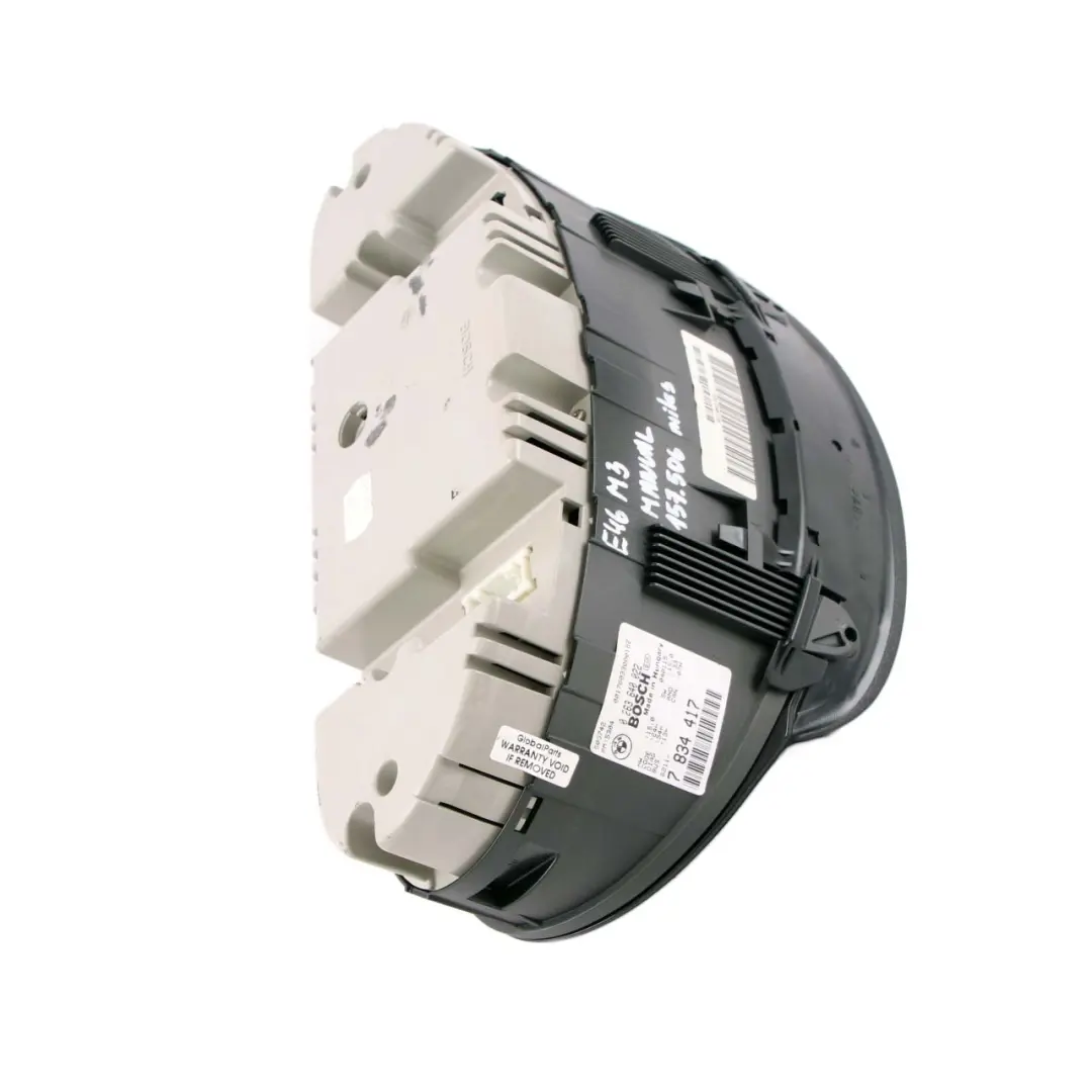 Instrument Cluster Speedometer Speedo Clocks Gauge Unit to BMW E46 M3 with Part number 7834417 BMW E46 M3 Instrument Cluster Speedometer Speedo Clocks Gauge Unit - SKU rhd-7834417 - Part number 7834417