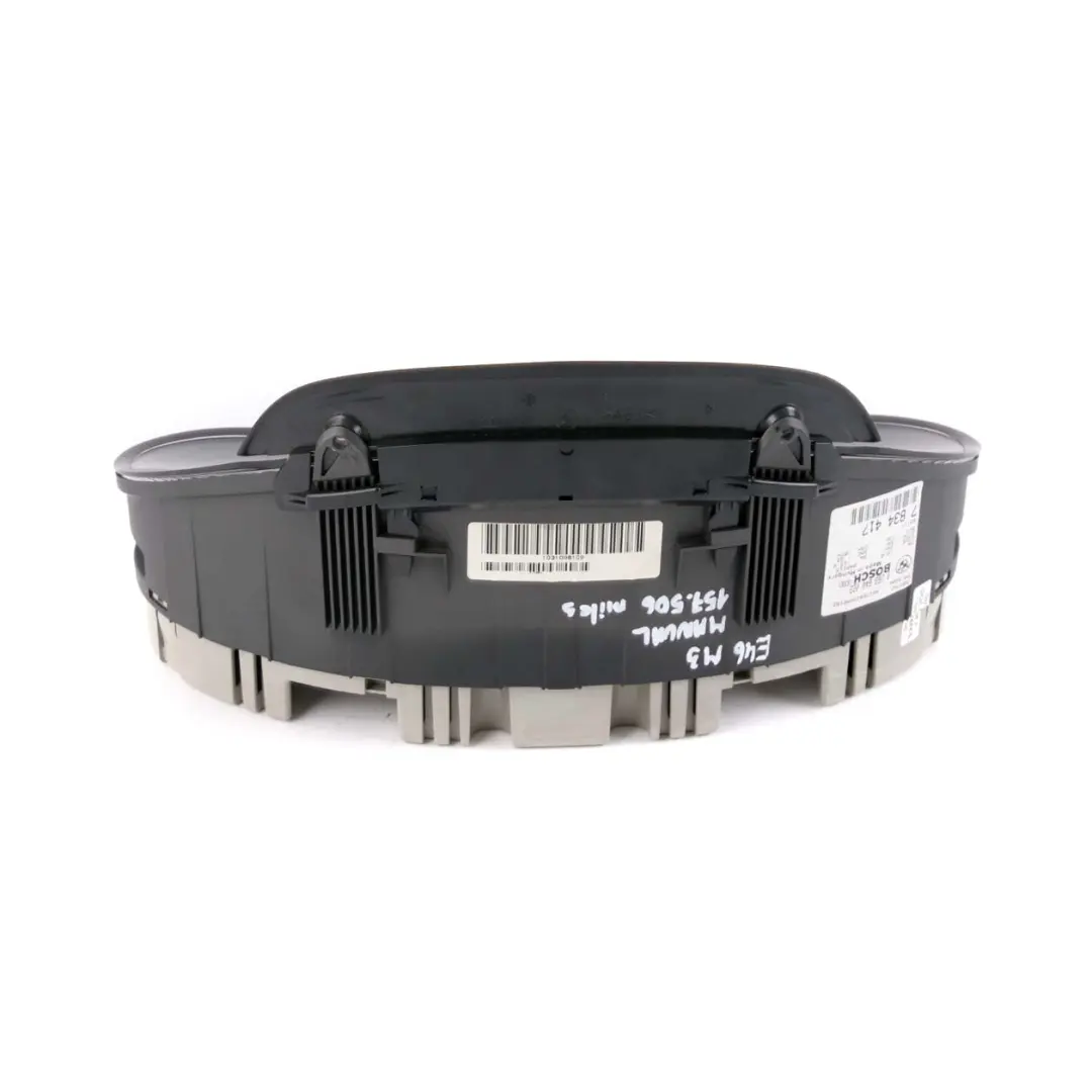 Instrument Cluster Speedometer Speedo Clocks Gauge Unit to BMW E46 M3 with Part number 7834417 BMW E46 M3 Instrument Cluster Speedometer Speedo Clocks Gauge Unit - SKU rhd-7834417 - Part number 7834417