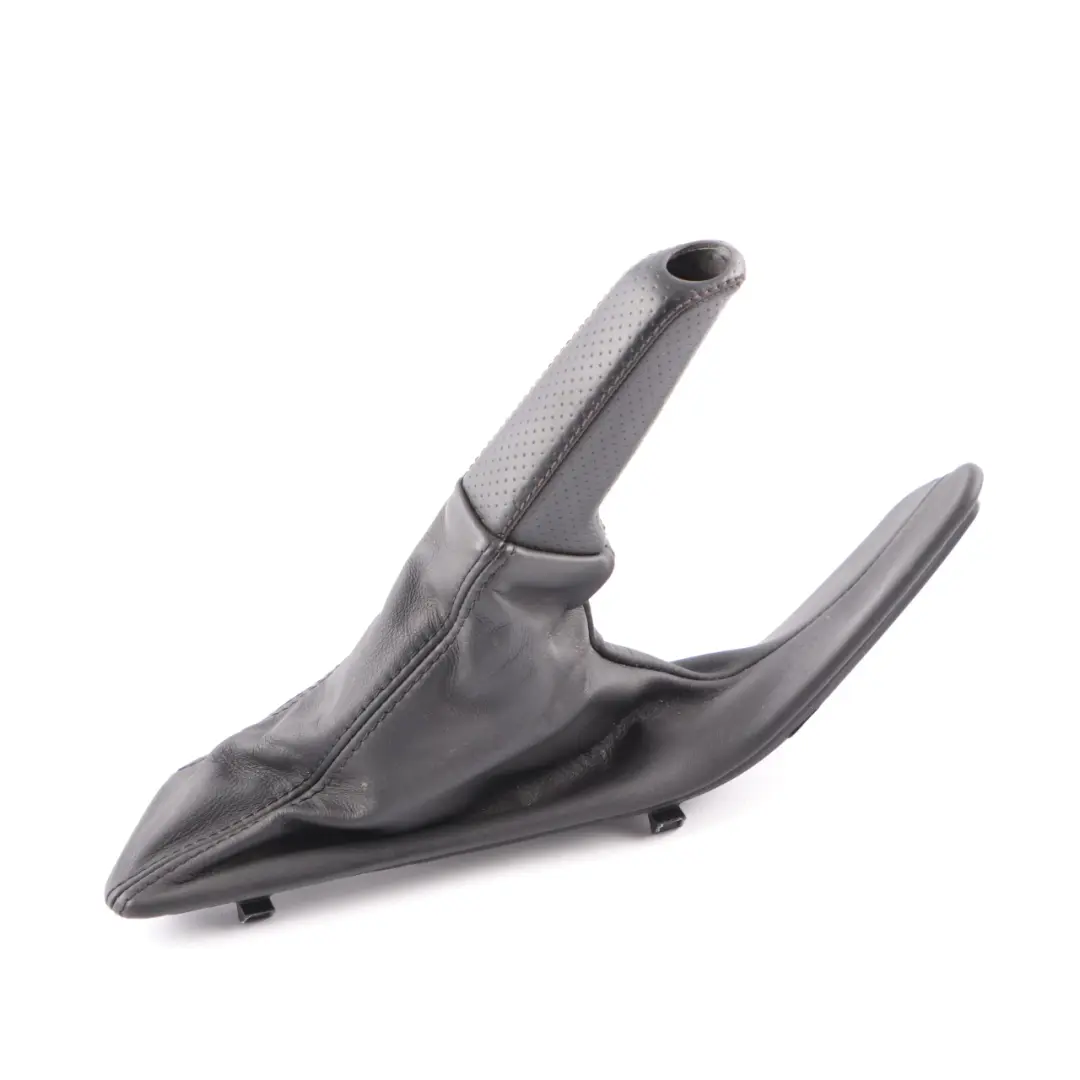 Handbrake Parking Brake Lever Cover Gaiter Trim Leather Black to BMW X1 E84 with Part number 7845526 BMW X1 E84 Handbrake Parking Brake Lever Cover Gaiter Trim Leather Black - SKU rhd-7845526 - Part number 7845526