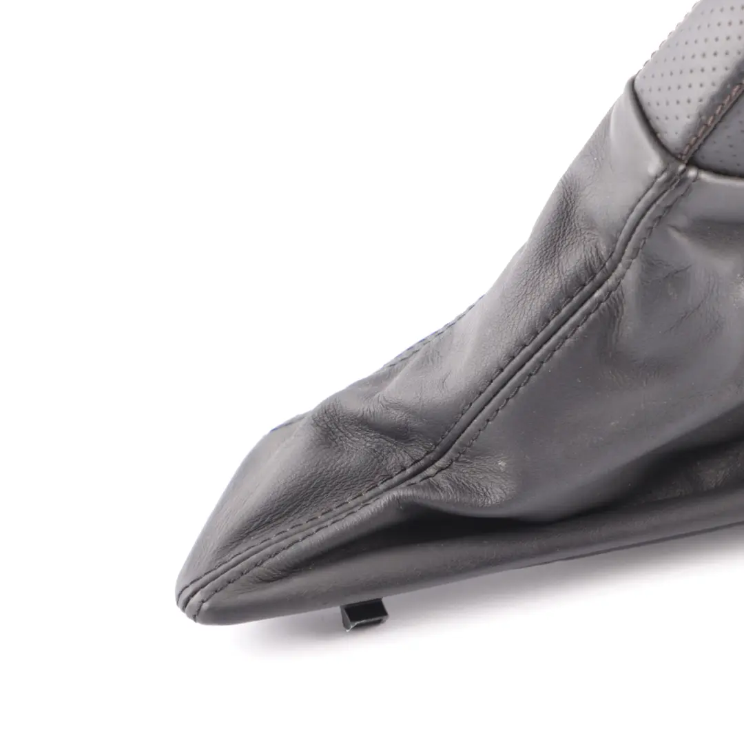 Handbrake Parking Brake Lever Cover Gaiter Trim Leather Black to BMW X1 E84 with Part number 7845526 BMW X1 E84 Handbrake Parking Brake Lever Cover Gaiter Trim Leather Black - SKU rhd-7845526 - Part number 7845526