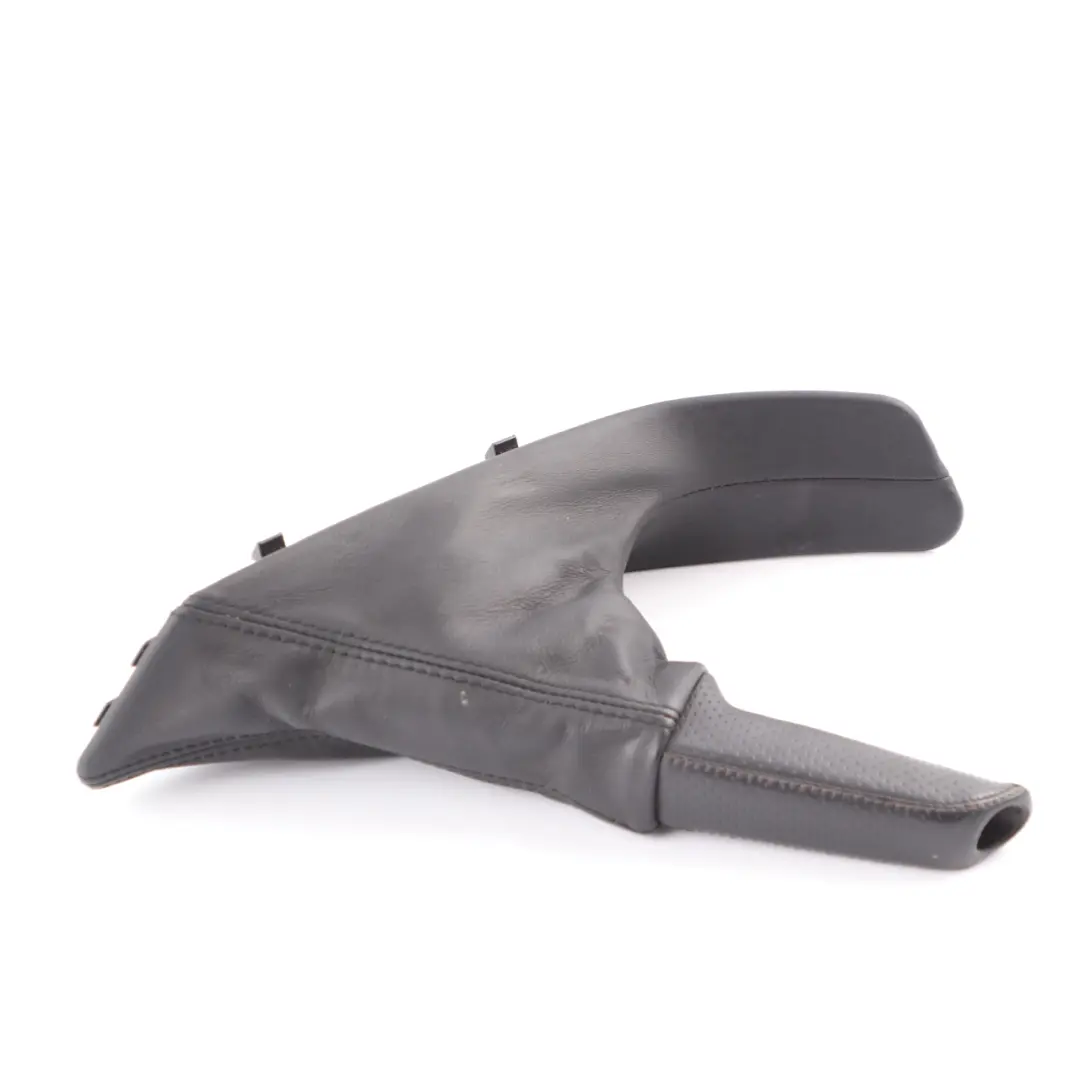 Handbrake Parking Brake Lever Cover Gaiter Trim Leather Black to BMW X1 E84 with Part number 7845526 BMW X1 E84 Handbrake Parking Brake Lever Cover Gaiter Trim Leather Black - SKU rhd-7845526 - Part number 7845526