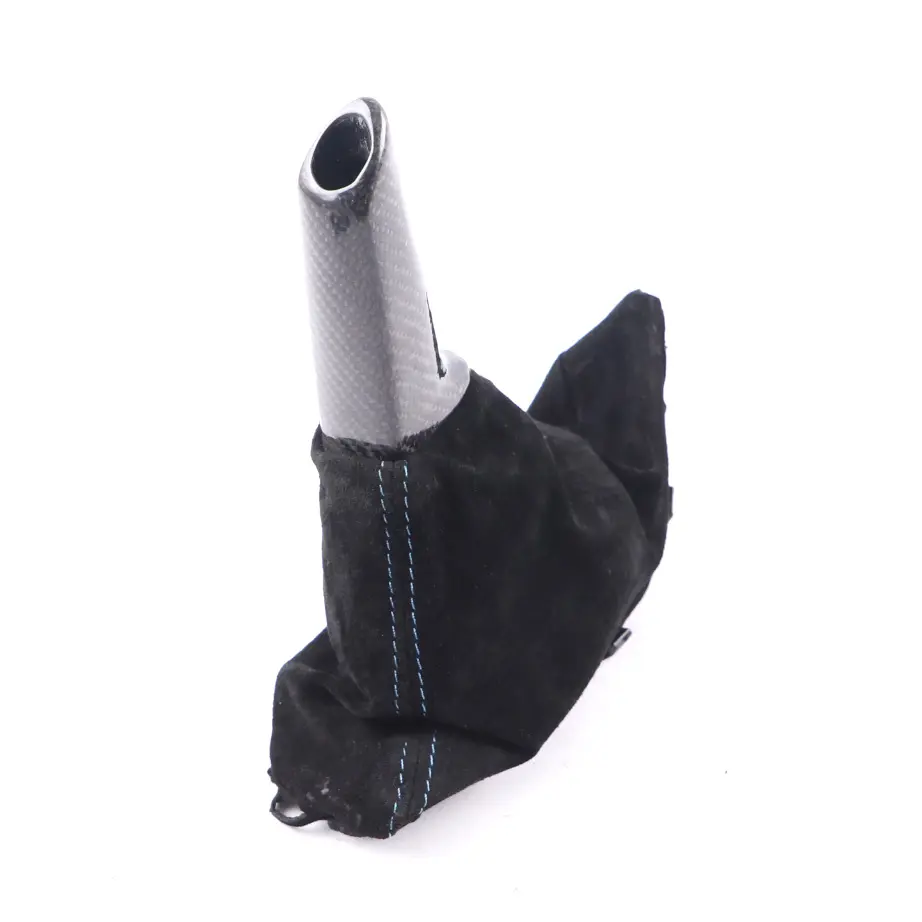 Handbrake Lever Carbon Fibra Look Cover Black Alcantara to BMW F20 F21 F22 with Part number 7846804 BMW F20 F21 F22 Handbrake Lever Carbon Fibra Look Cover Black Alcantara - SKU rhd-7846804-2 - Part number 7846804