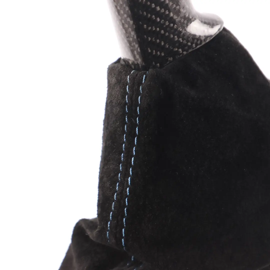 Handbrake Lever Carbon Fibra Look Cover Black Alcantara to BMW F20 F21 F22 with Part number 7846804 BMW F20 F21 F22 Handbrake Lever Carbon Fibra Look Cover Black Alcantara - SKU rhd-7846804-2 - Part number 7846804