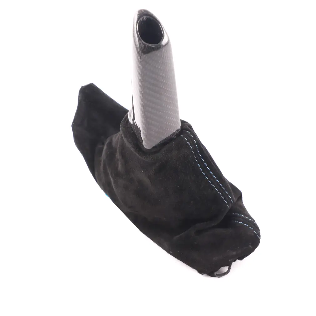 Handbrake Lever Carbon Fibra Look Cover Black Alcantara to BMW F20 F21 F22 with Part number 7846804 BMW F20 F21 F22 Handbrake Lever Carbon Fibra Look Cover Black Alcantara - SKU rhd-7846804-2 - Part number 7846804