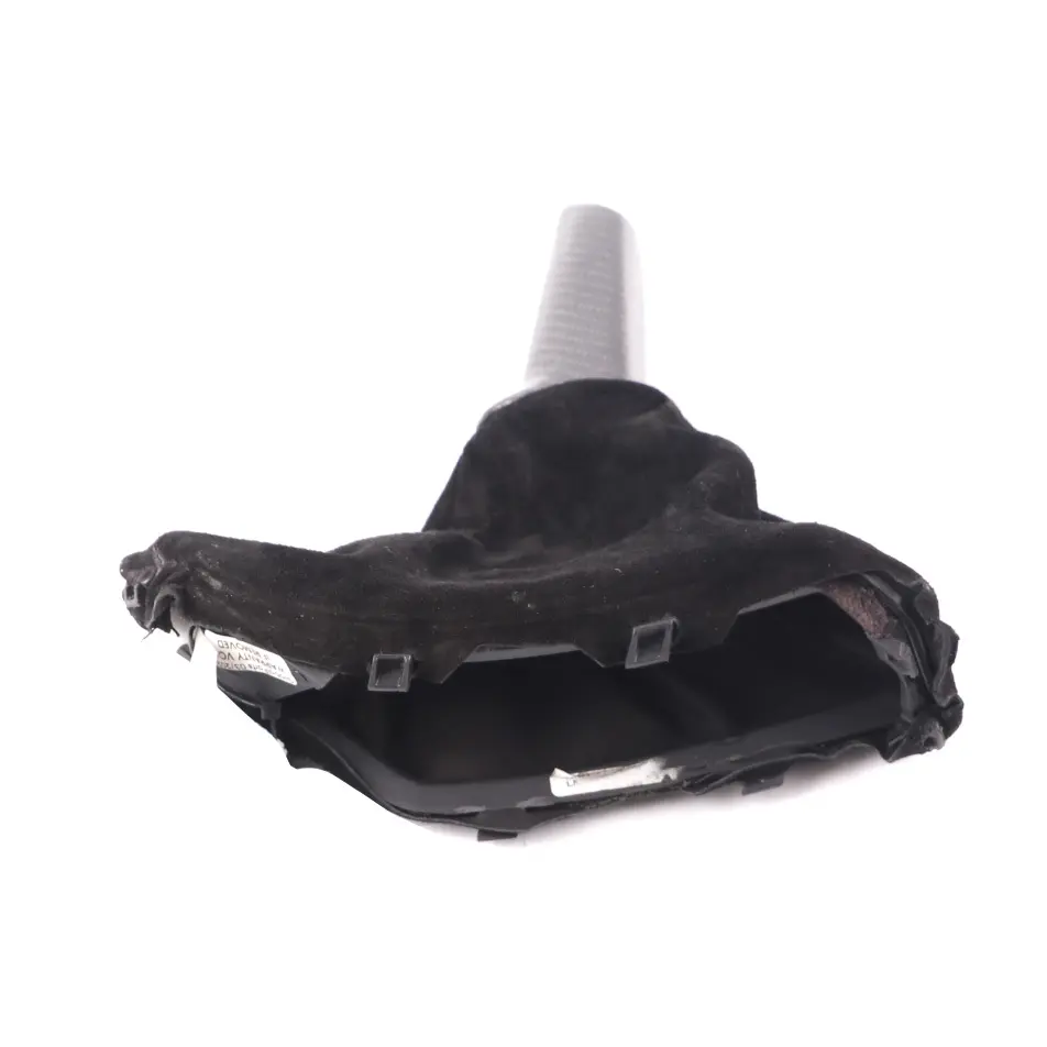 Handbrake Lever Carbon Fibra Look Cover Black Alcantara to BMW F20 F21 F22 with Part number 7846804 BMW F20 F21 F22 Handbrake Lever Carbon Fibra Look Cover Black Alcantara - SKU rhd-7846804-2 - Part number 7846804