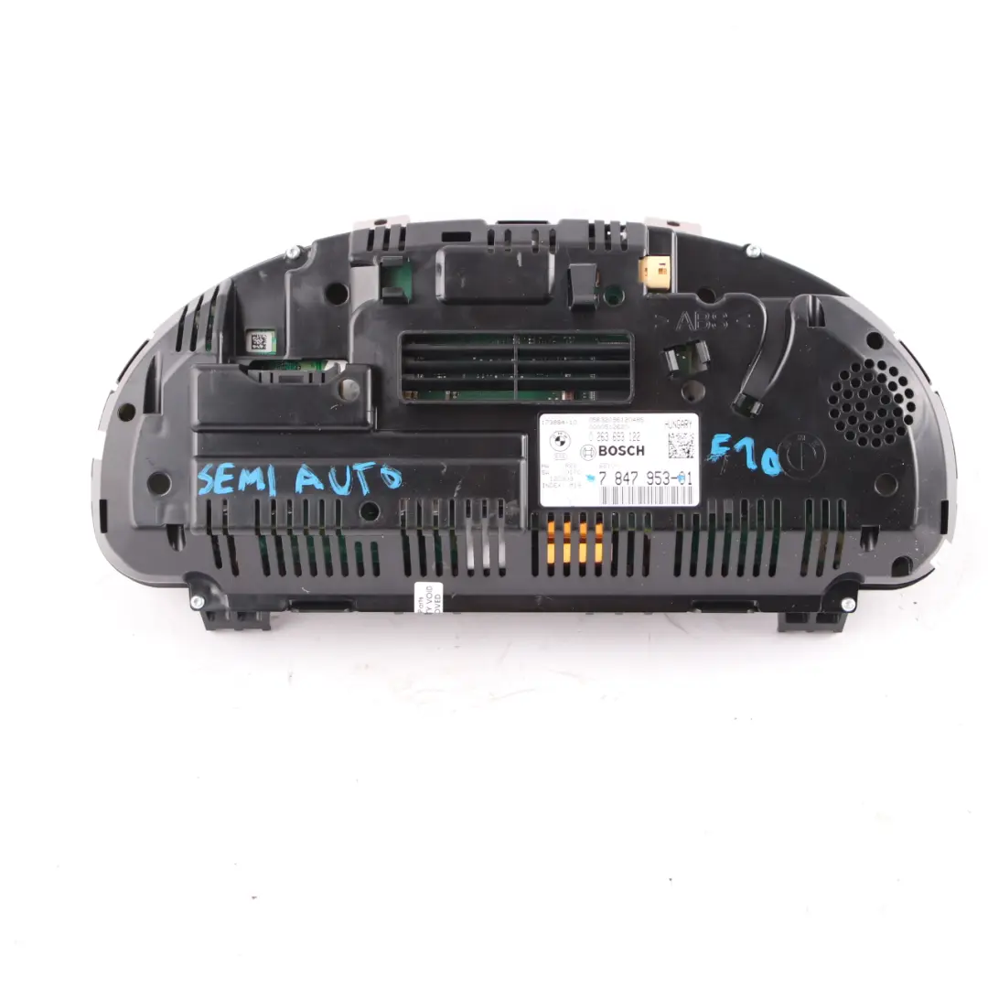 Speedo Clocks BMW F10 M5 F12 F13 M6 S63N Instruments MPH Dual-Clutch to with Part number 7847953 Speedo Clocks BMW F10 M5 F12 F13 M6 S63N Instruments MPH Dual-Clutch - SKU rhd-7847953 - Part number 7847953