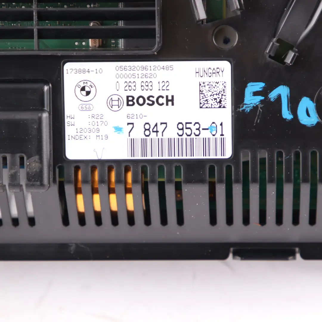 Speedo Clocks BMW F10 M5 F12 F13 M6 S63N Instruments MPH Dual-Clutch to with Part number 7847953 Speedo Clocks BMW F10 M5 F12 F13 M6 S63N Instruments MPH Dual-Clutch - SKU rhd-7847953 - Part number 7847953