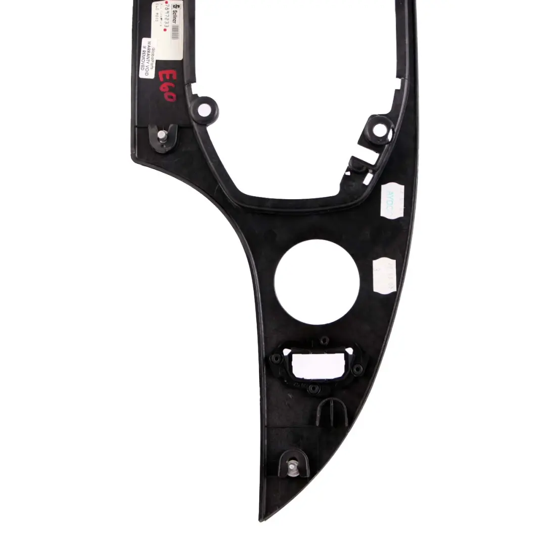 BMW 5 Series E60 E61 Decor Panel Centre Console Cover Alu Cube Pure - SKU rhd-7897236 - Part number 7897233