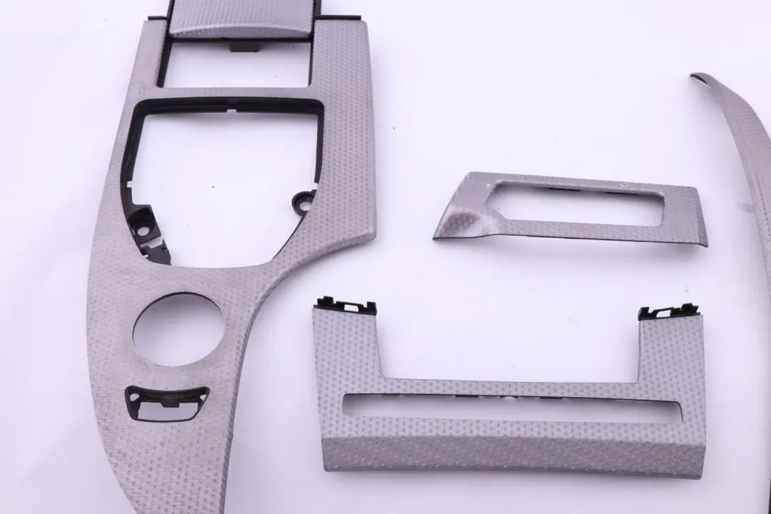 Set Decorative Strip Dashboard Interior Trim Alu Cube Pure to BMW 5 Series E60 E61 with Part number 7899378 BMW 5 Series E60 E61 Set Decorative Strip Dashboard Interior Trim Alu Cube Pure - SKU rhd-7899378-1 - Part number 7899378