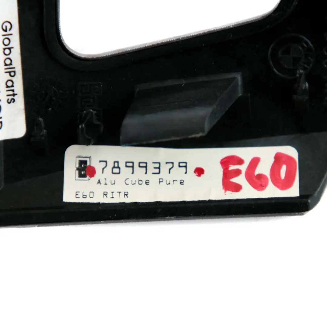 Decor Strip Dashboard Dash Right O/S Cover Alu Cube Pure to BMW E60 E61 with Part number 7899379 BMW E60 E61 Decor Strip Dashboard Dash Right O/S Cover Alu Cube Pure - SKU rhd-7899379 - Part number 7899379
