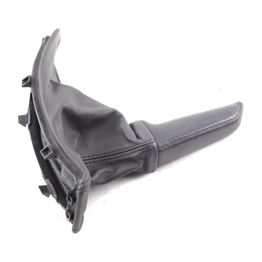 BMW E90 E91 E92 M Sport Black Leather Handbrake Level Cover - SKU rhd-7900778-1 - Part number 7900778