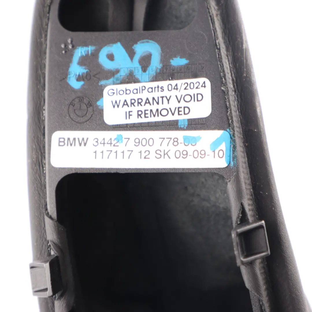 BMW E90 E91 E92 M Sport Black Leather Handbrake Level Cover - SKU rhd-7900778-1 - Part number 7900778