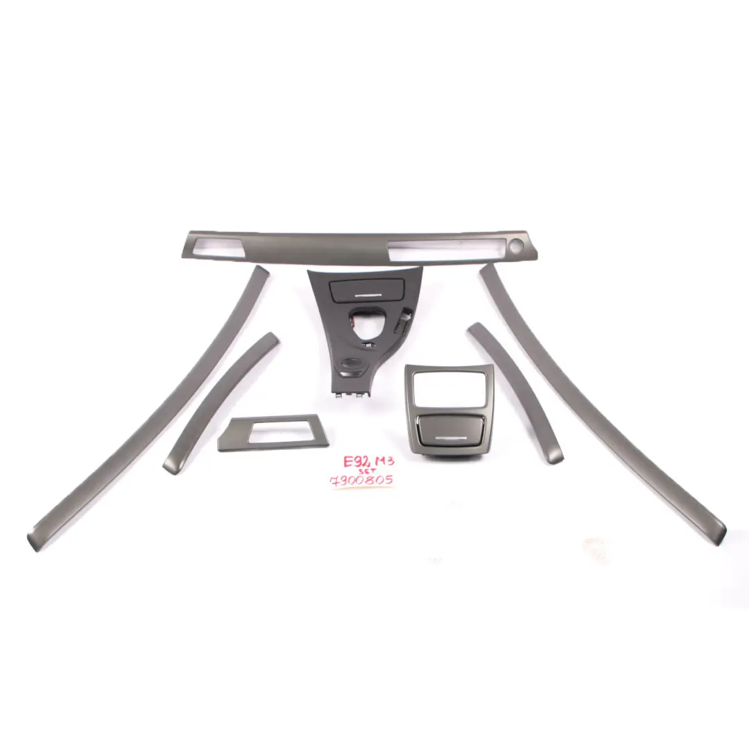 Interior Trim Set Cover Dashboard Ashtray Titan Shadow to BMW 3 Series E92 M3 with Part number 7900805 BMW 3 Series E92 M3 Interior Trim Set Cover Dashboard Ashtray Titan Shadow - SKU rhd-7900805 - Part number 7900805